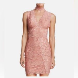 Rose Pink Lace Dress